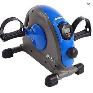 NEW Stamina Mini Exercise Bike Smooth Pedal System Portable Stationary Exerciser